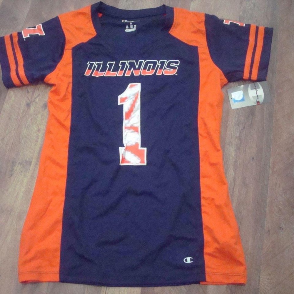 ILLINOIS ILLINI JERSEY WOMENS SMALL .. SHIRT VINTAGE Y2K 00S L7